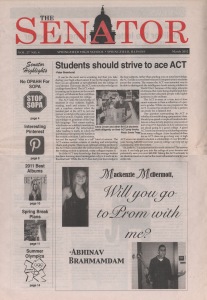 prom newspaper